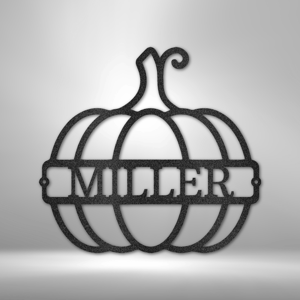 Big Pumpkin Personalized - Steel Sign - Throttle Society