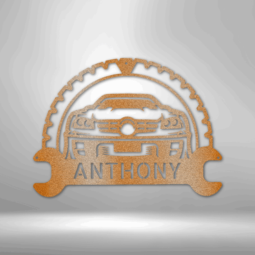 Classic Car Personalized - Steel Sign - Throttle Society