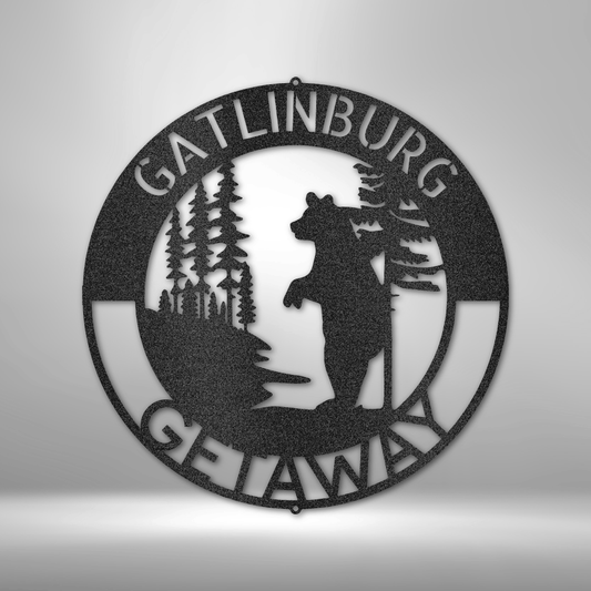 Lone Bear Personalized - Steel sign - Throttle Society