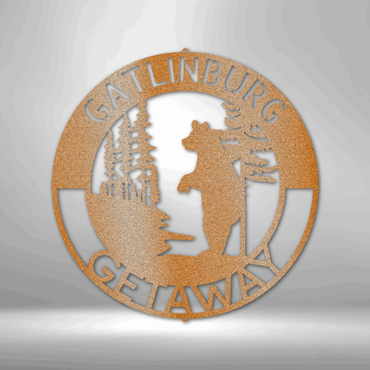 Lone Bear Personalized - Steel sign - Throttle Society