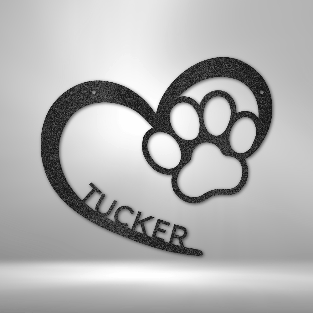 Puppy Love Personalized - Steel Sign - Throttle Society