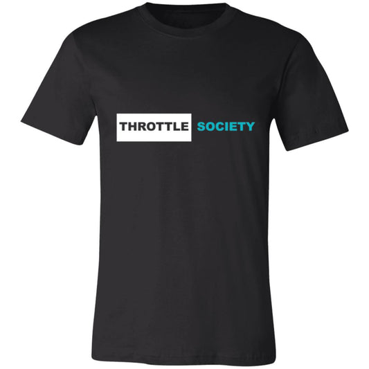 Throttle Society Aqua Blue Knockout T-Shirt - Throttle Society