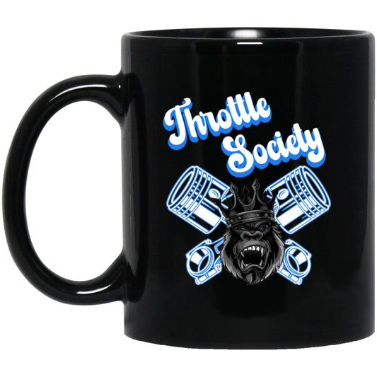 Throttle Society Gorilla Dual Piston - Blue Mug - Throttle Society