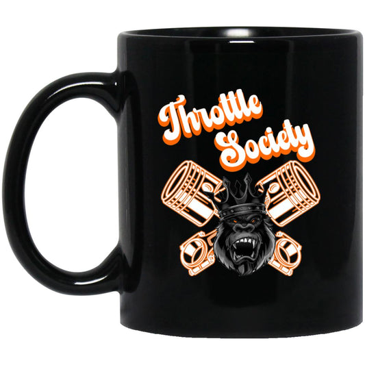 Throttle Society Gorilla Dual Piston - Orange Mug - Throttle Society