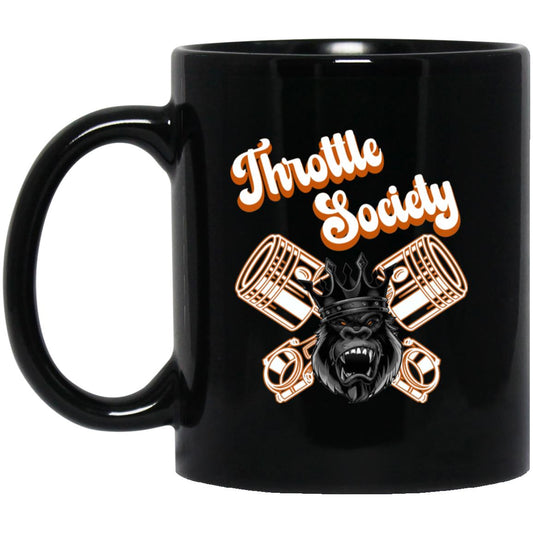 Throttle Society Gorilla Dual Piston - Rust Orange Mug - Throttle Society