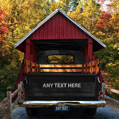 Personalized Campbell's Bridge Vintage Truck Canvas