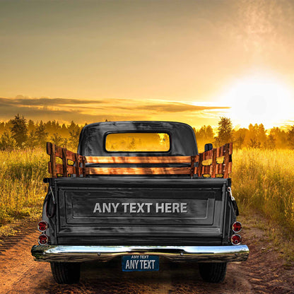 Personalized Dirt Road Vintage Truck Canvas