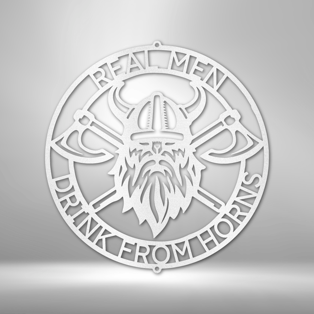 Battle Axe Ring Personalized - Steel Sign - Throttle Society