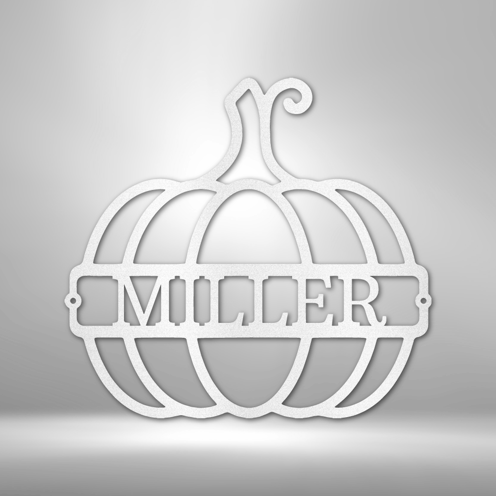 Big Pumpkin Personalized - Steel Sign - Throttle Society