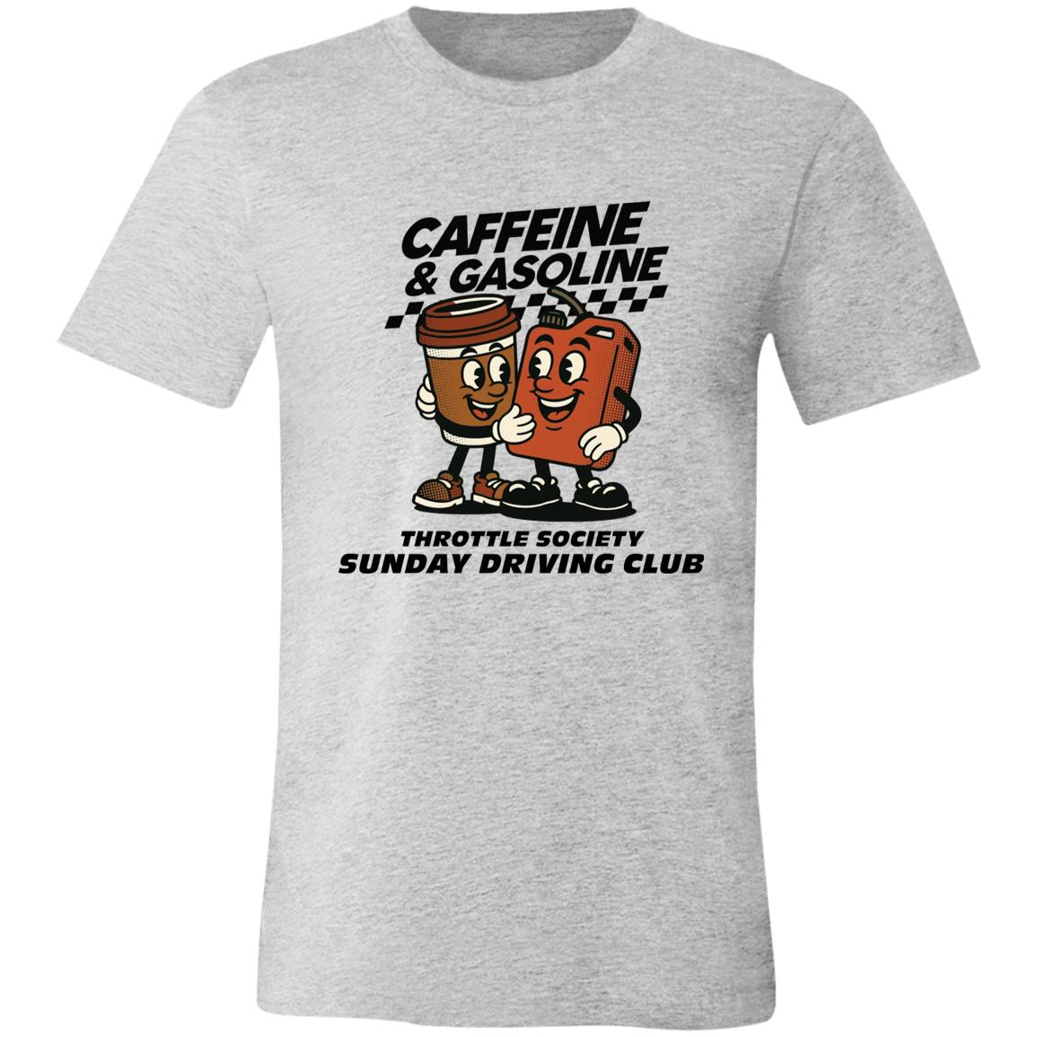 Caffeine & Gasoline Short - Sleeve T-Shirt - Throttle Society
