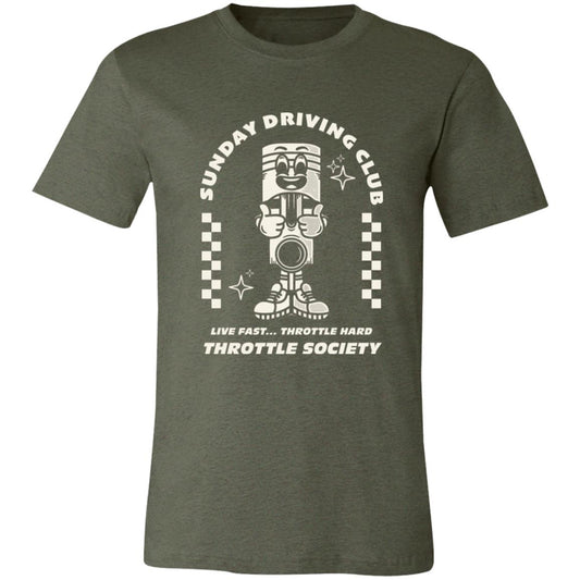 Lil' Piston Sunday Driving Club Short - Sleeve T-Shirt - Throttle Society