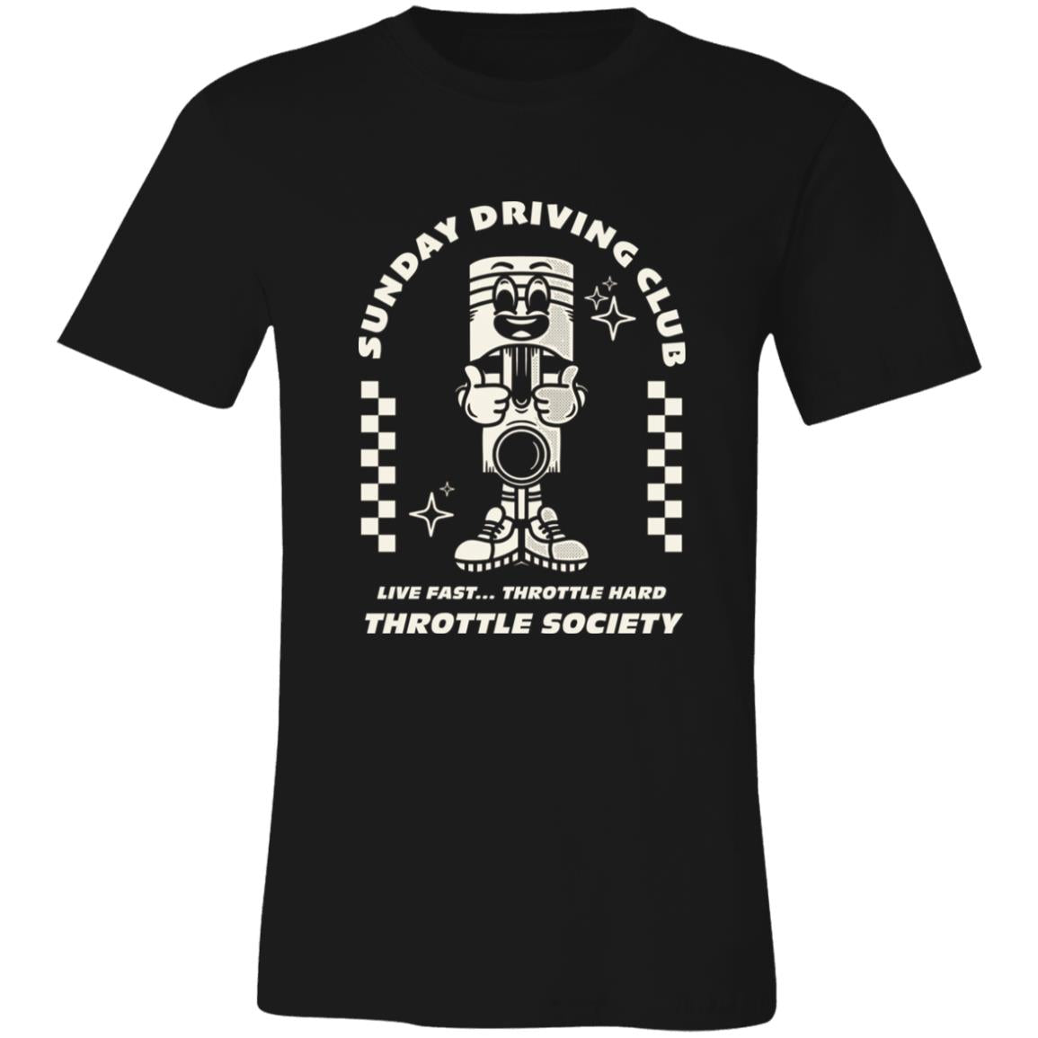 Lil' Piston Sunday Driving Club Short - Sleeve T-Shirt - Throttle Society