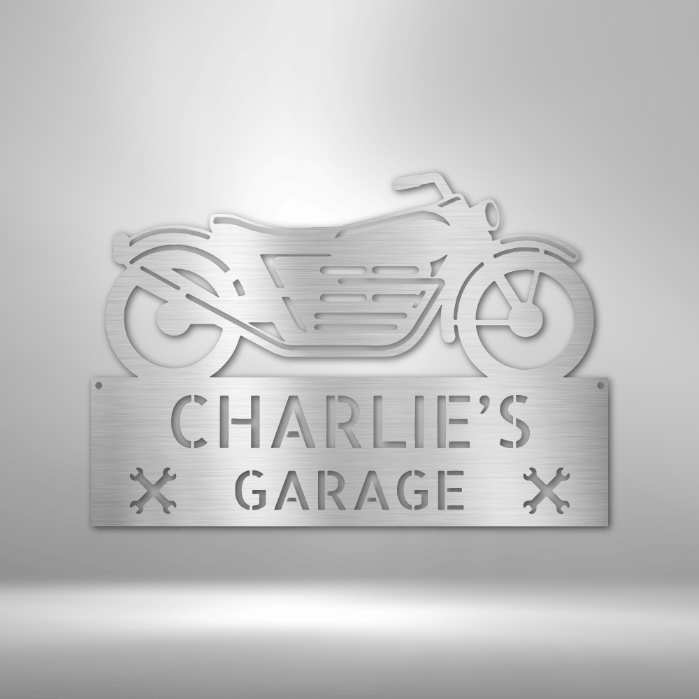 Motorcycle Adventure Personalized - Steel Sign - Throttle Society