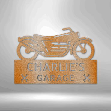 Motorcycle Adventure Personalized - Steel Sign - Throttle Society