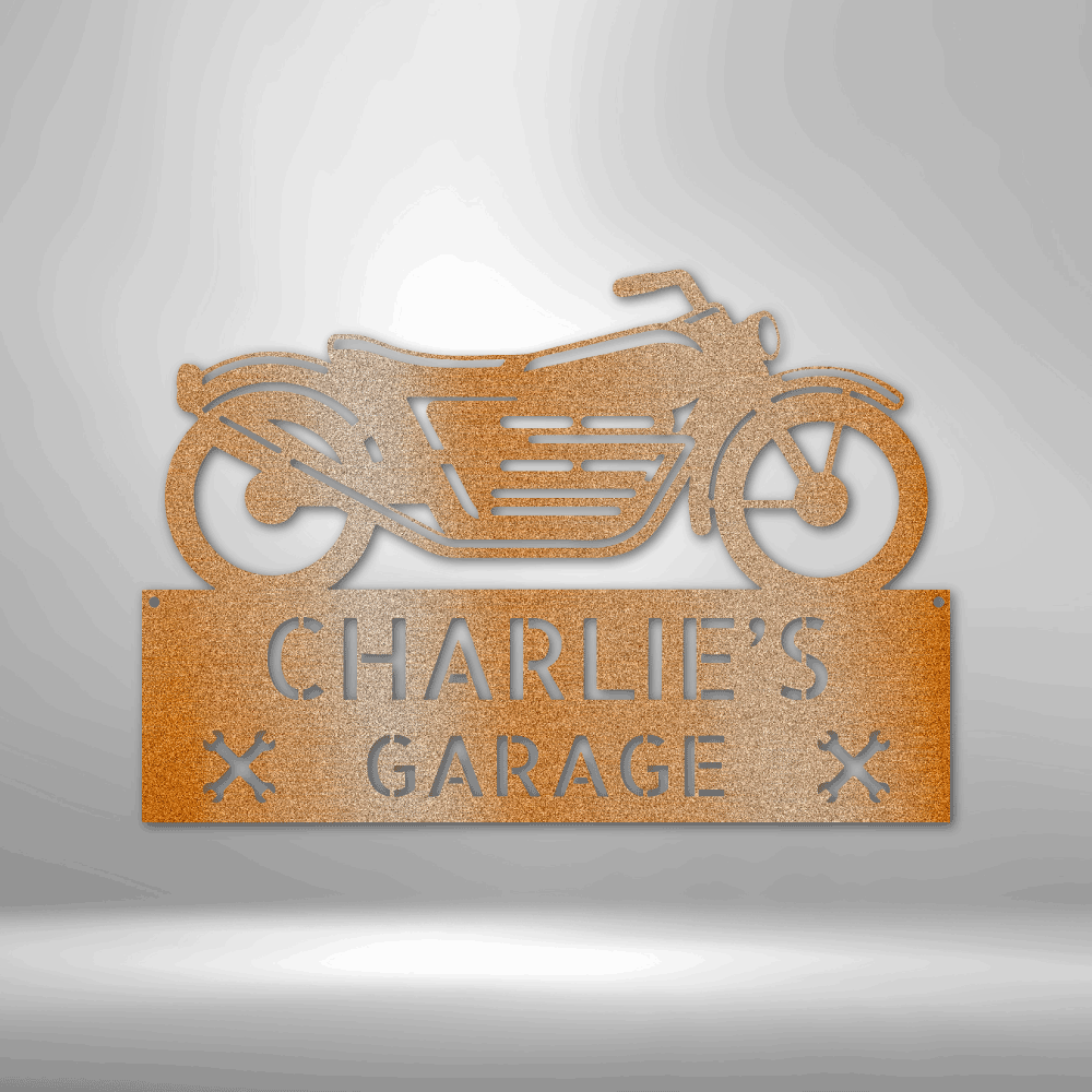 Motorcycle Adventure Personalized - Steel Sign - Throttle Society