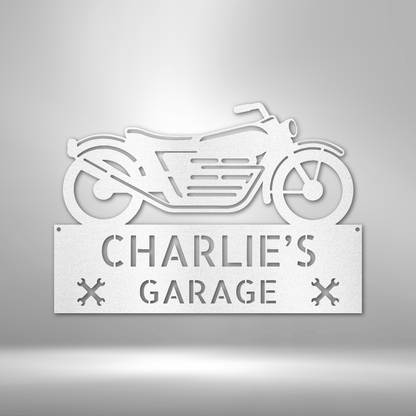 Motorcycle Adventure Personalized - Steel Sign - Throttle Society