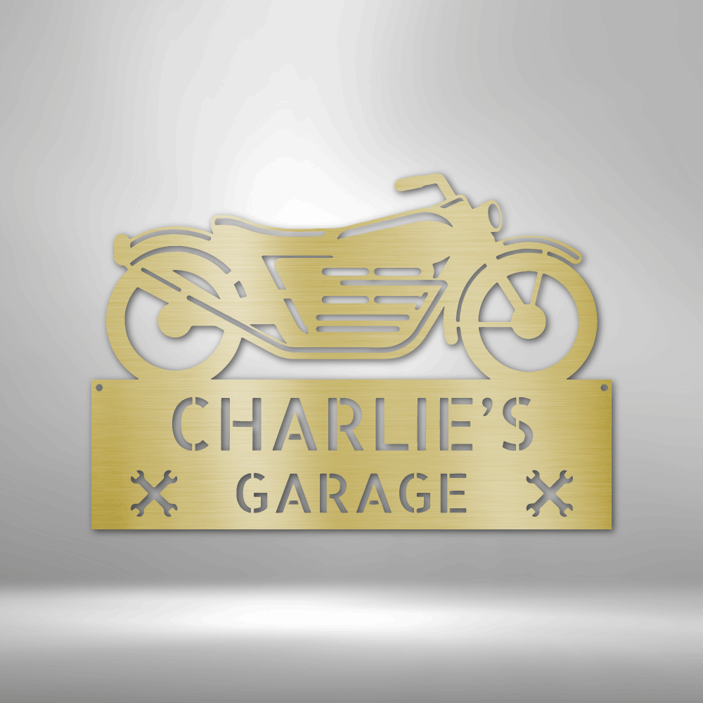 Motorcycle Adventure Personalized - Steel Sign - Throttle Society