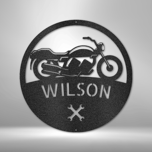 Motorcycle Master Personalized - Steel Sign - Throttle Society