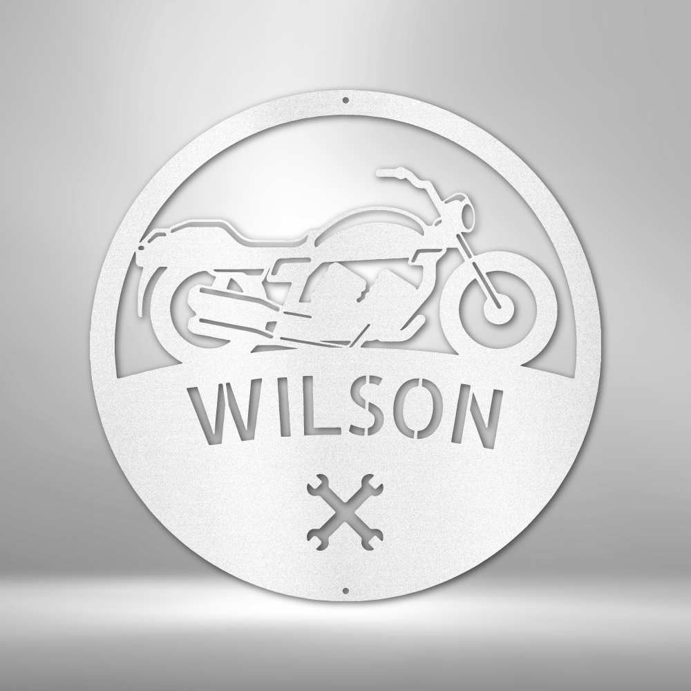 Motorcycle Master Personalized - Steel Sign - Throttle Society