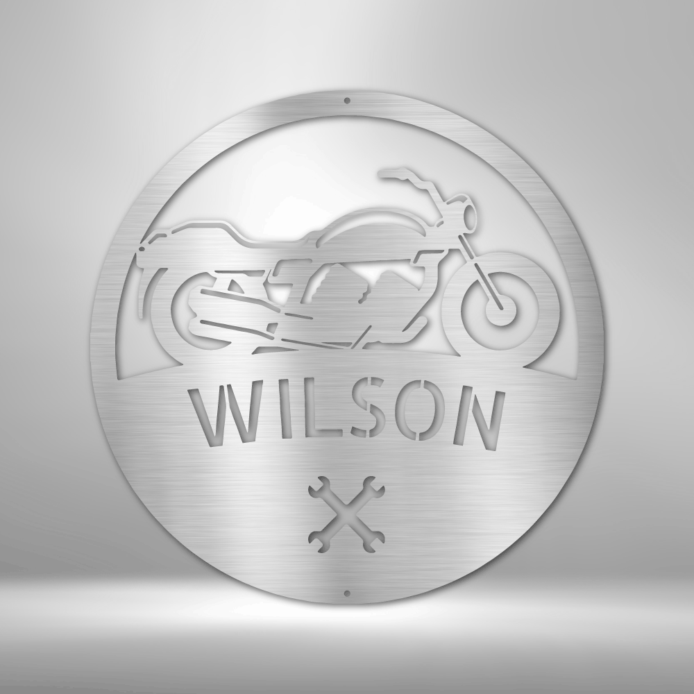 Motorcycle Master Personalized - Steel Sign - Throttle Society