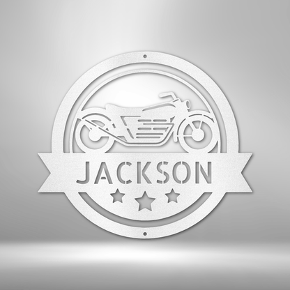 Motorcycle Specialist Personalized - Steel Sign - Throttle Society