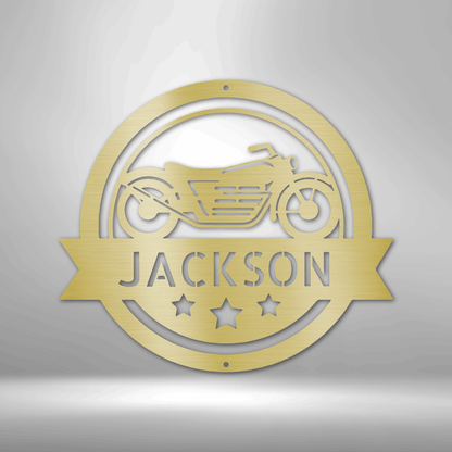 Motorcycle Specialist Personalized - Steel Sign - Throttle Society