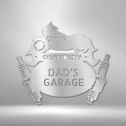 Street Glide Mechanic Personalized - Steel Sign - Throttle Society