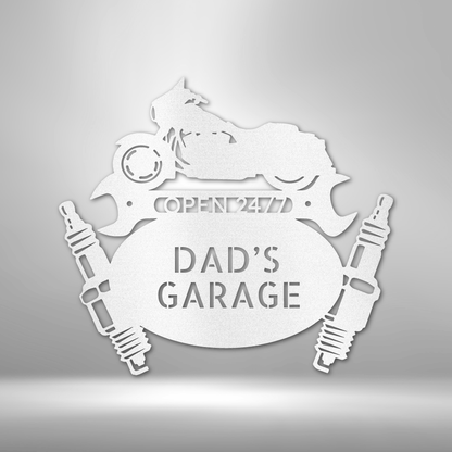 Street Glide Mechanic Personalized - Steel Sign - Throttle Society