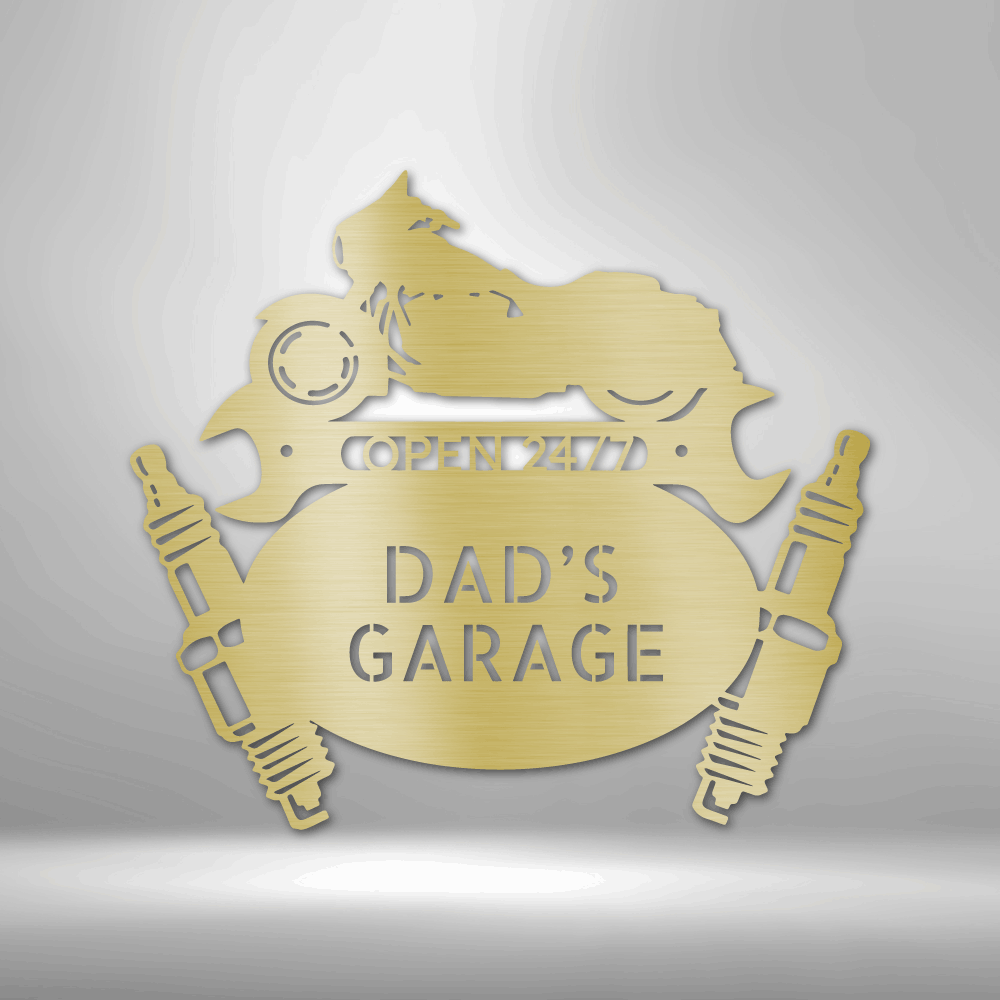 Street Glide Mechanic Personalized - Steel Sign - Throttle Society