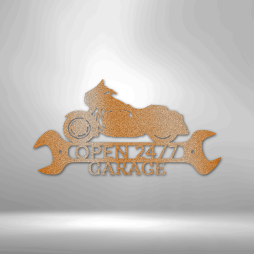 Street Glide Shop Personalized - Steel Sign - Throttle Society