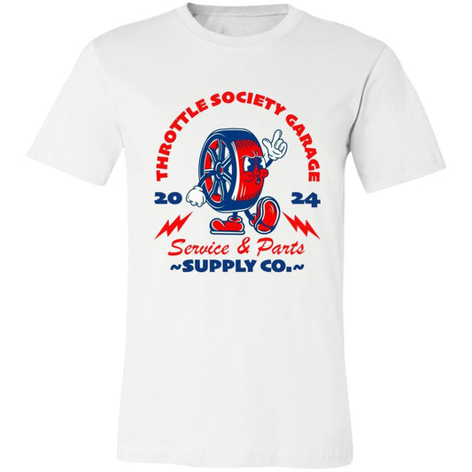 Throttle Society Garage Wheelie Short - Sleeve T-Shirt - Throttle Society