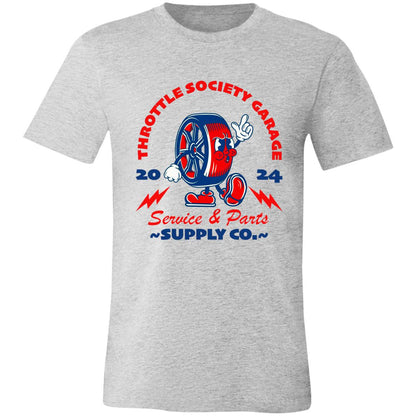 Throttle Society Garage Wheelie Short - Sleeve T-Shirt - Throttle Society