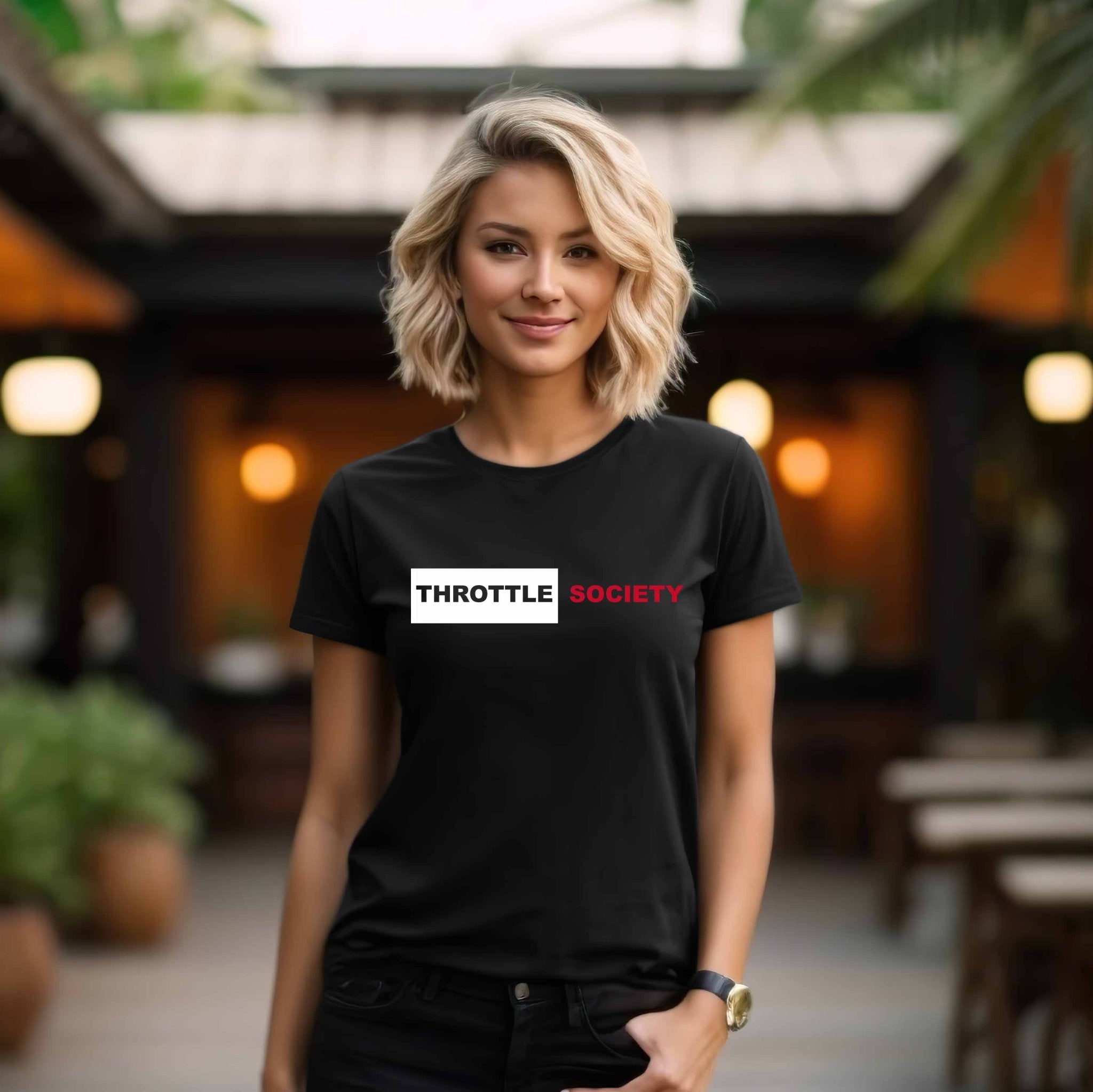 Throttle Society Red Knockout T-Shirt - Throttle Society